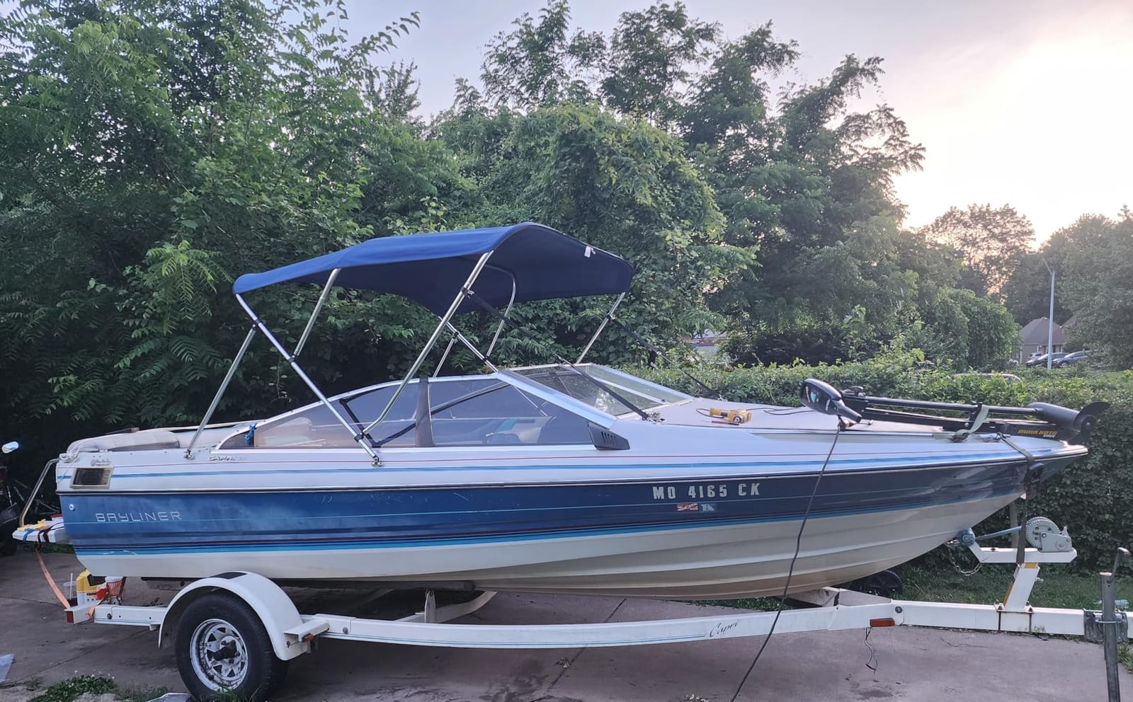 MSC 3 Bow 4 Bow Bimini Top Boat Cover customer photo 1