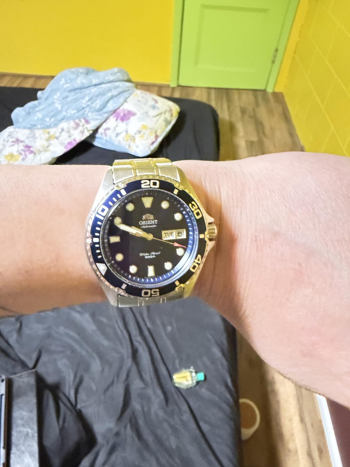 Orient AA02 Diver | Automatic/Hand-Winding Movement | 41.5 mm Diver Style Watch | 200 m Water Resistance | Stainless Steel Case customer photo 1