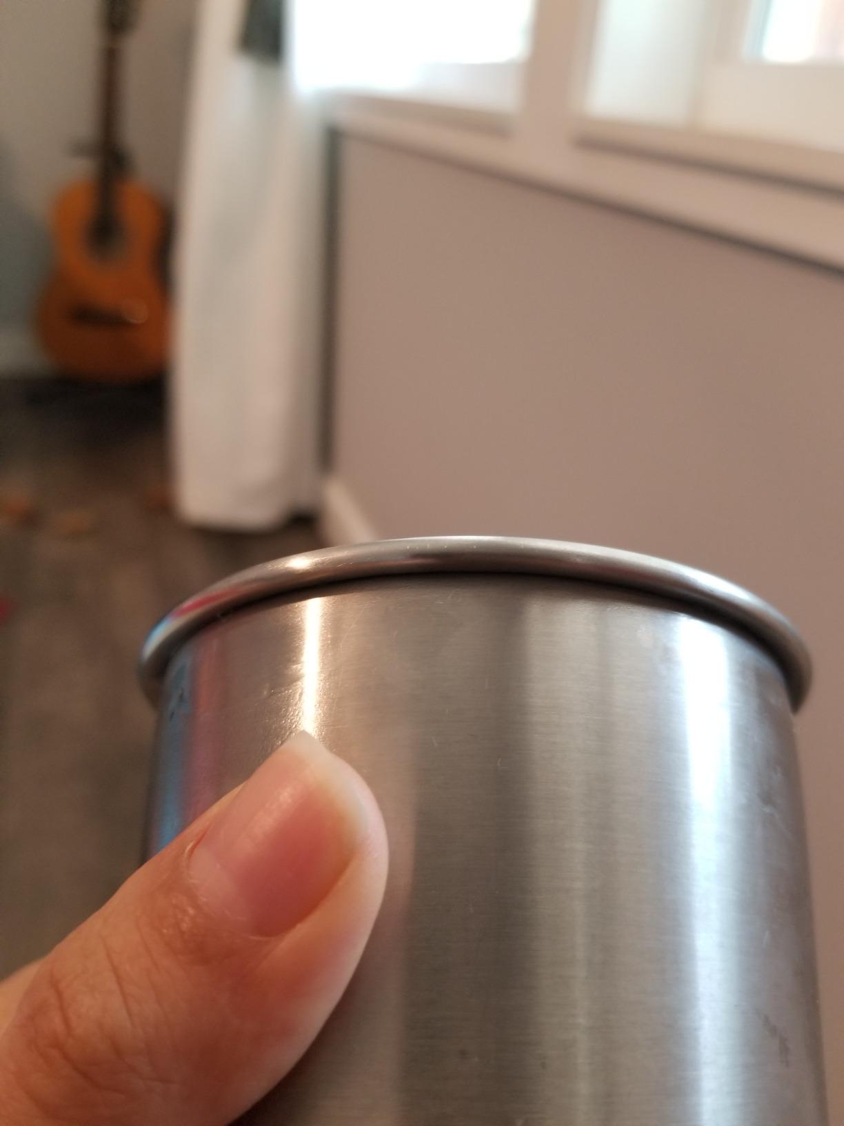 Stainless Steel Cups 10oz Tumbler (4 Pack) - Premium Metal Drinking Glasses | Stackable Durable Cup (10 oz) customer photo 2