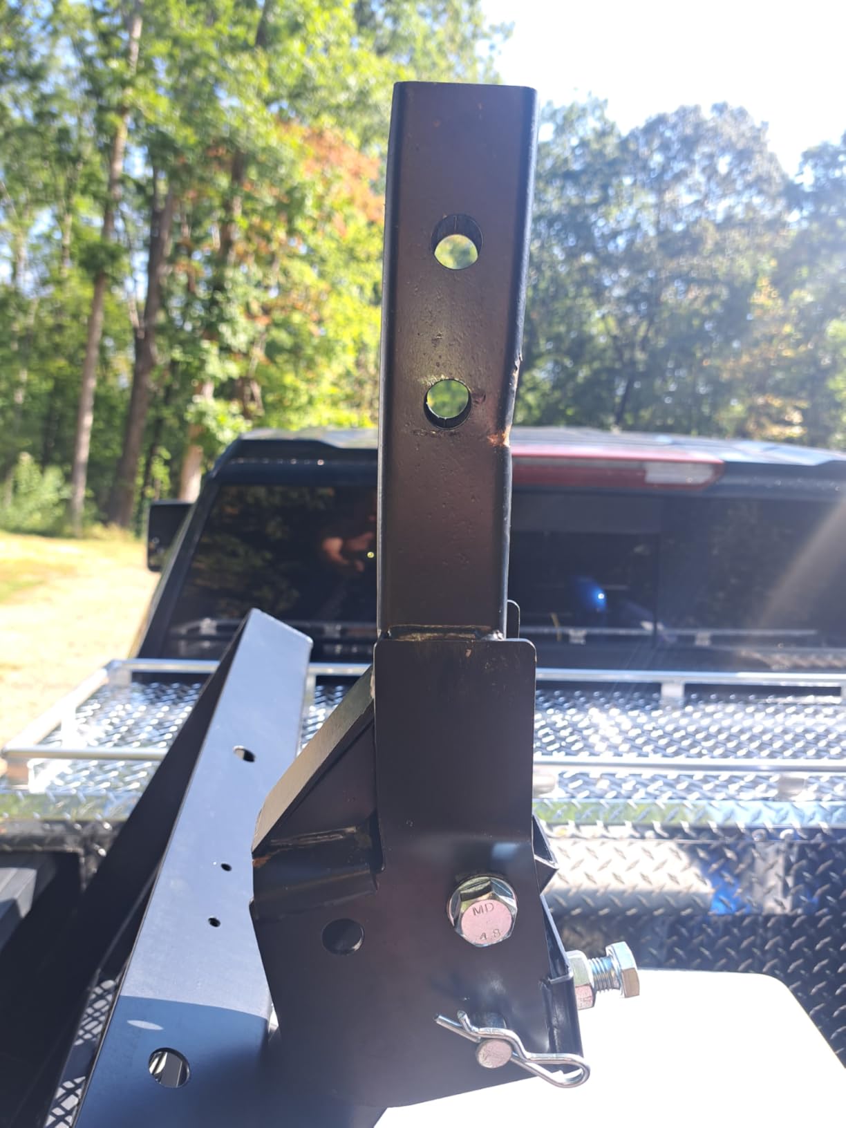 New Mobility Carrier Ramp Hitch Mounted 46.2 x 26.8 x 38.7 500 lbs for customer photo 1