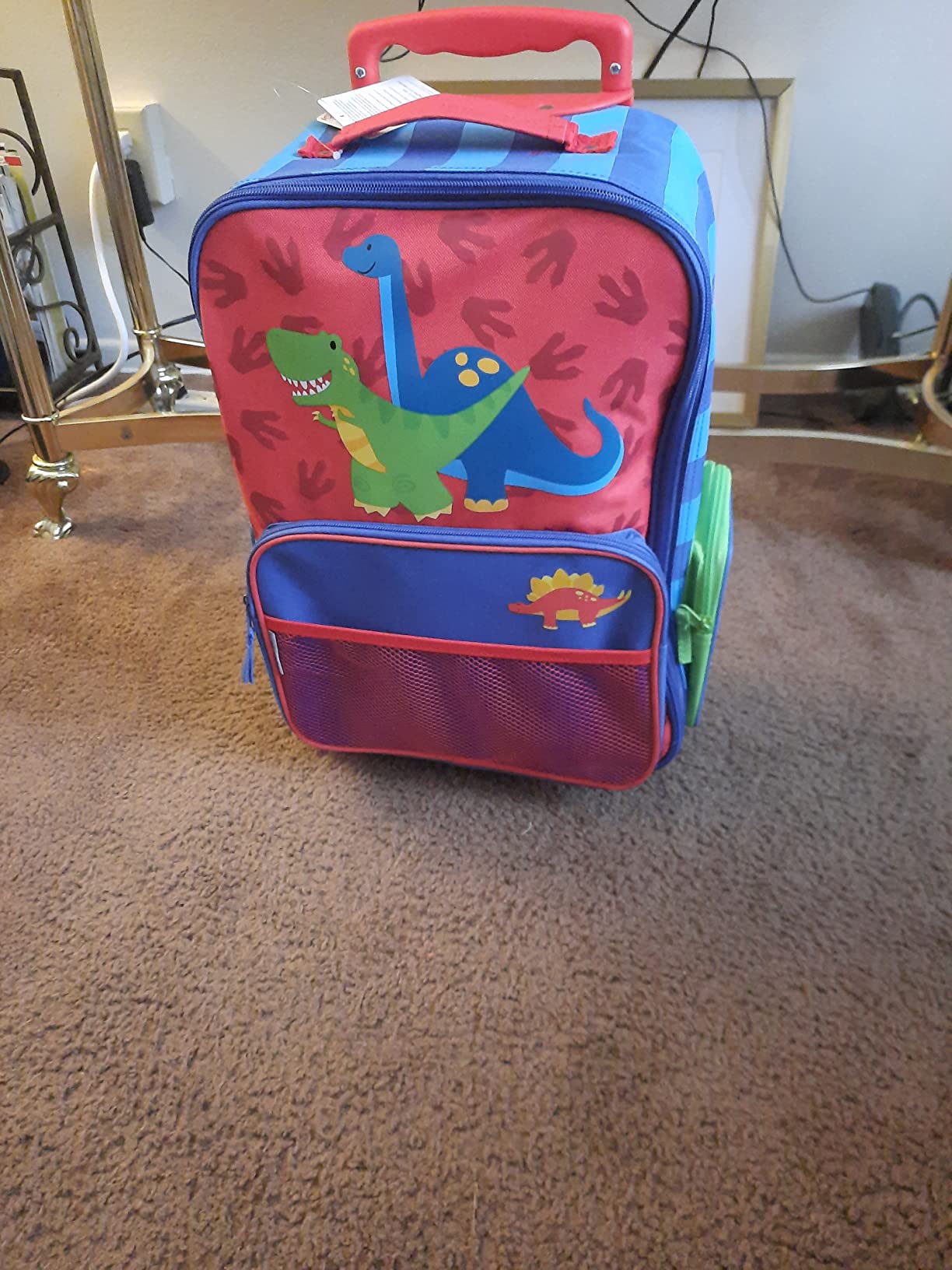 Stephen Joseph Kids Classic Rolling Luggage, Kids Luggage, Toddler Rolling Travel Carry On, Kids Suitcase with wheels, customer photo 1