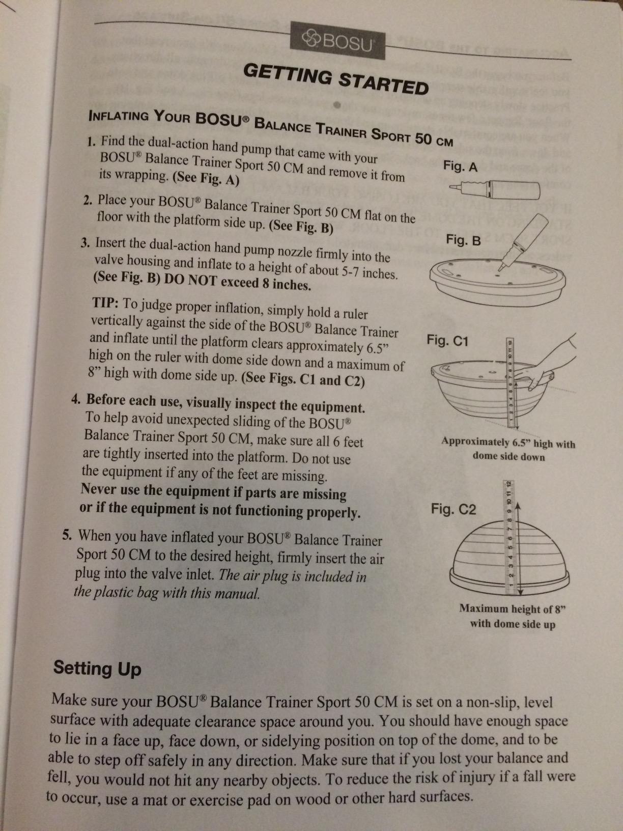 Bosu Sport Balance Trainer customer photo 2