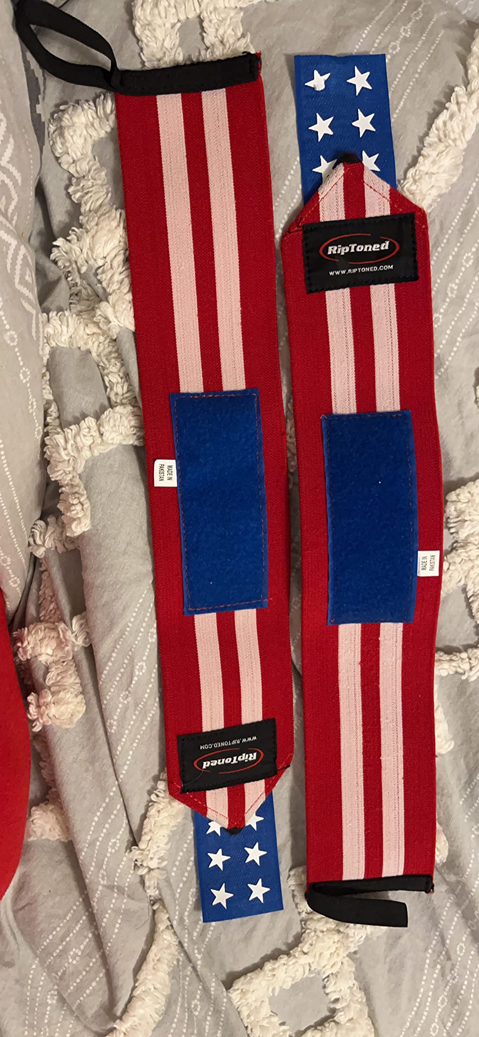 Rip Toned Wrist Wraps for Weightlifting – USPA & USAPL Approved – Stiff or Flex – 18