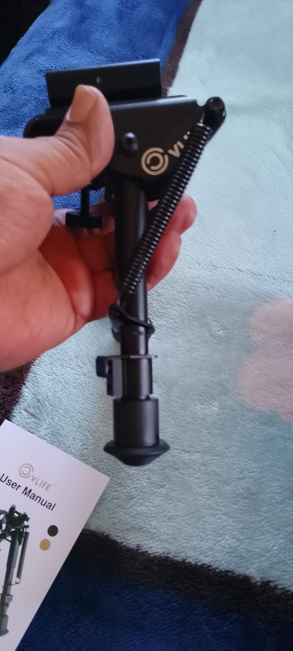 CVLIFE 6-9 Inches Bipod Adjustable Spring Return with Picatinny Adapter customer photo 1