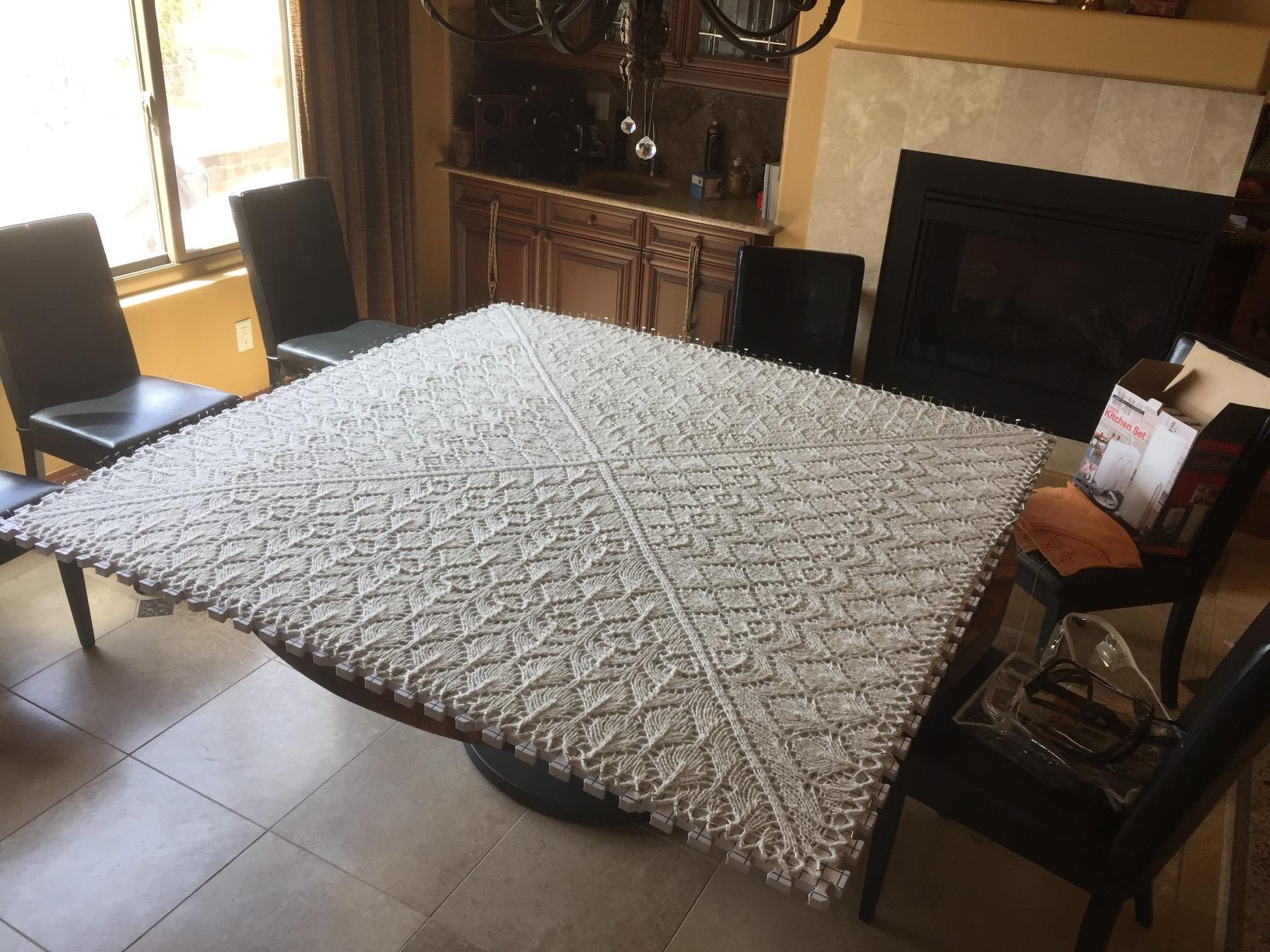 KnitIQ Standard 9-pc Set of Blocking Mats for Knitting & Crochet, Clear Bag customer photo 1