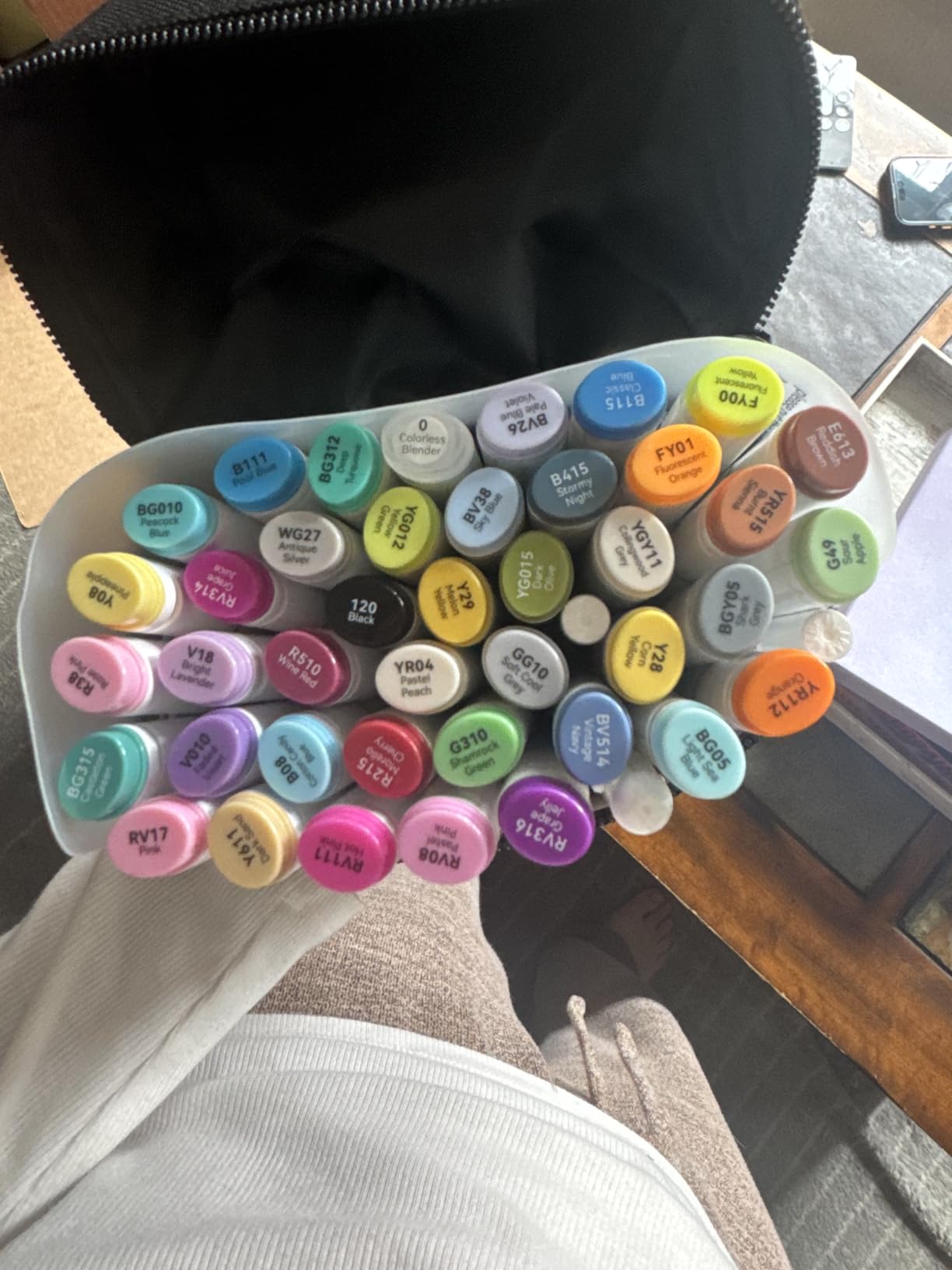 Ohuhu Alcohol Markers 40 Colors Chisel Fine AP Certified for Adult Coloring customer photo 1