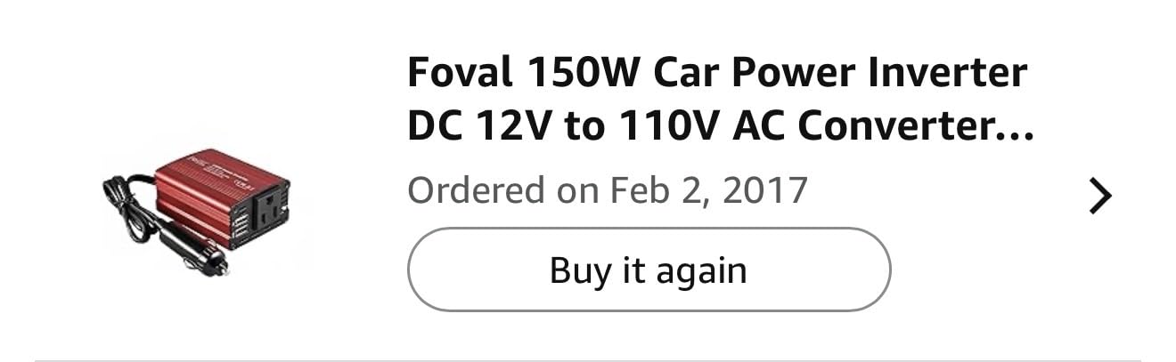 FOVAL 150W Car Power Inverter 12V DC to 110V AC Converter Vehicle Adapter Plug Outlet with 3.1A Dual USB Car Charger for Laptop Computer (Classic Red) customer photo 2