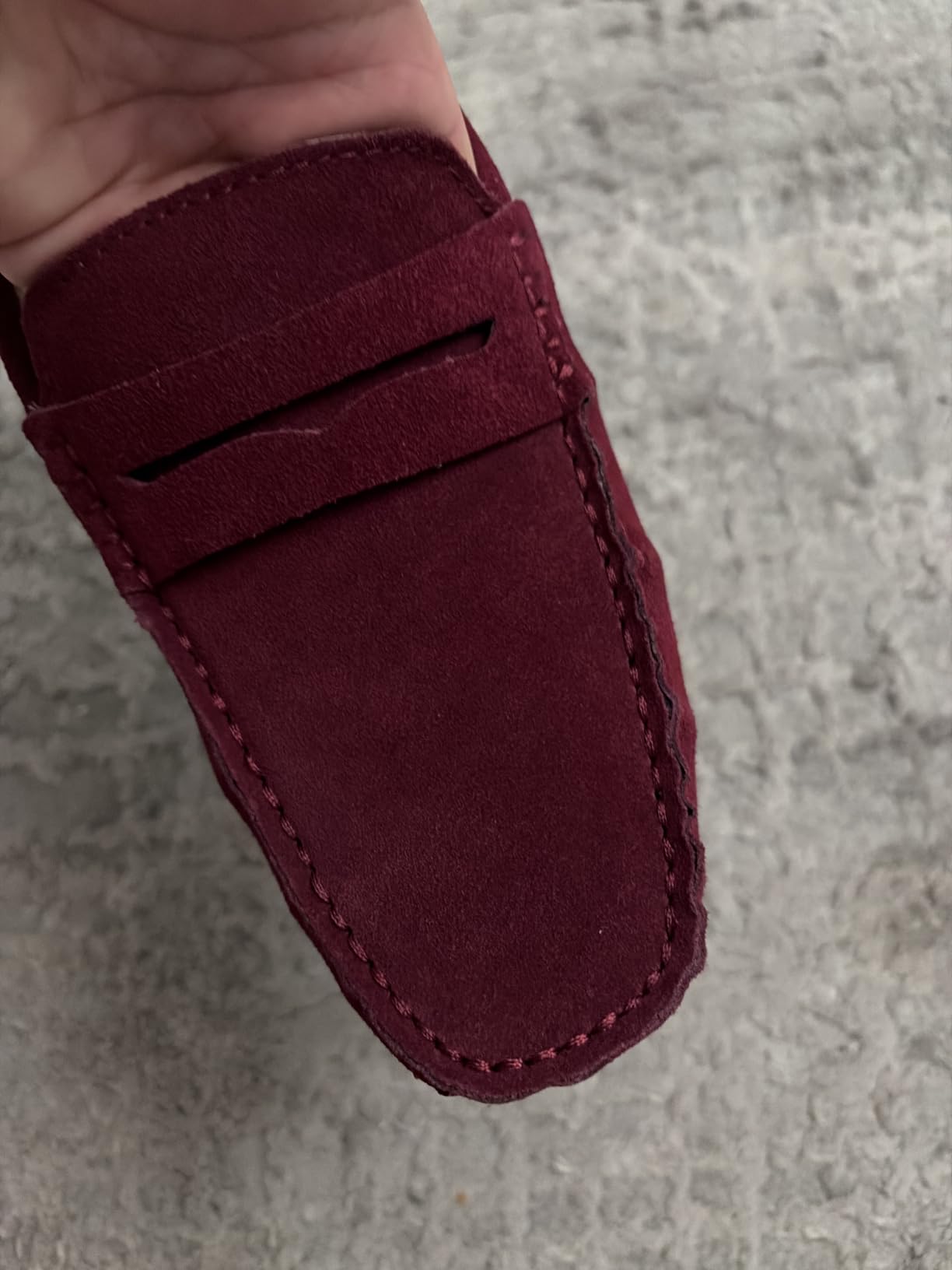 JIONS Mens Driving Penny Loafers Suede Moccasins Slip On Casual Dress Boat Shoes customer photo 2
