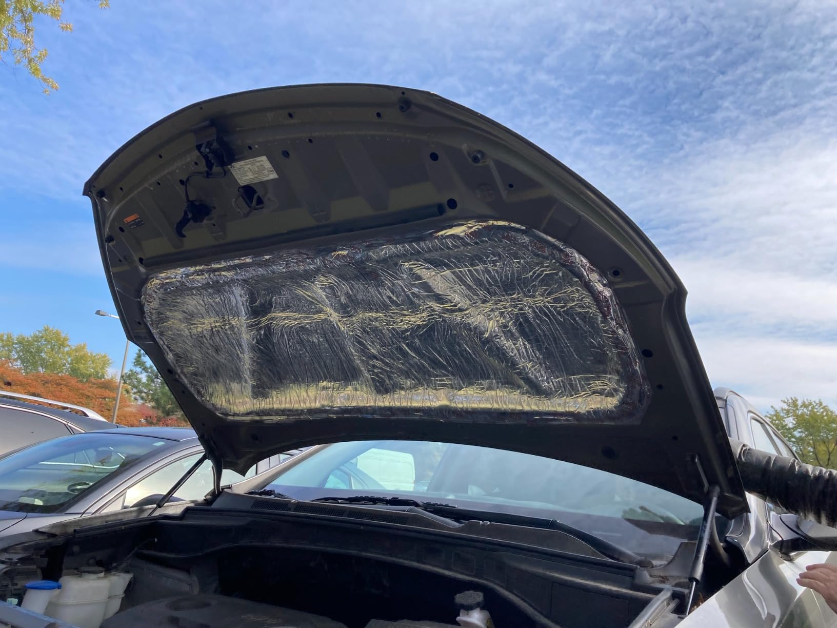 uxcell 16.36 Sqft Car Sound Deadening Mat Noise Insulation Dampening 394mil customer photo 2