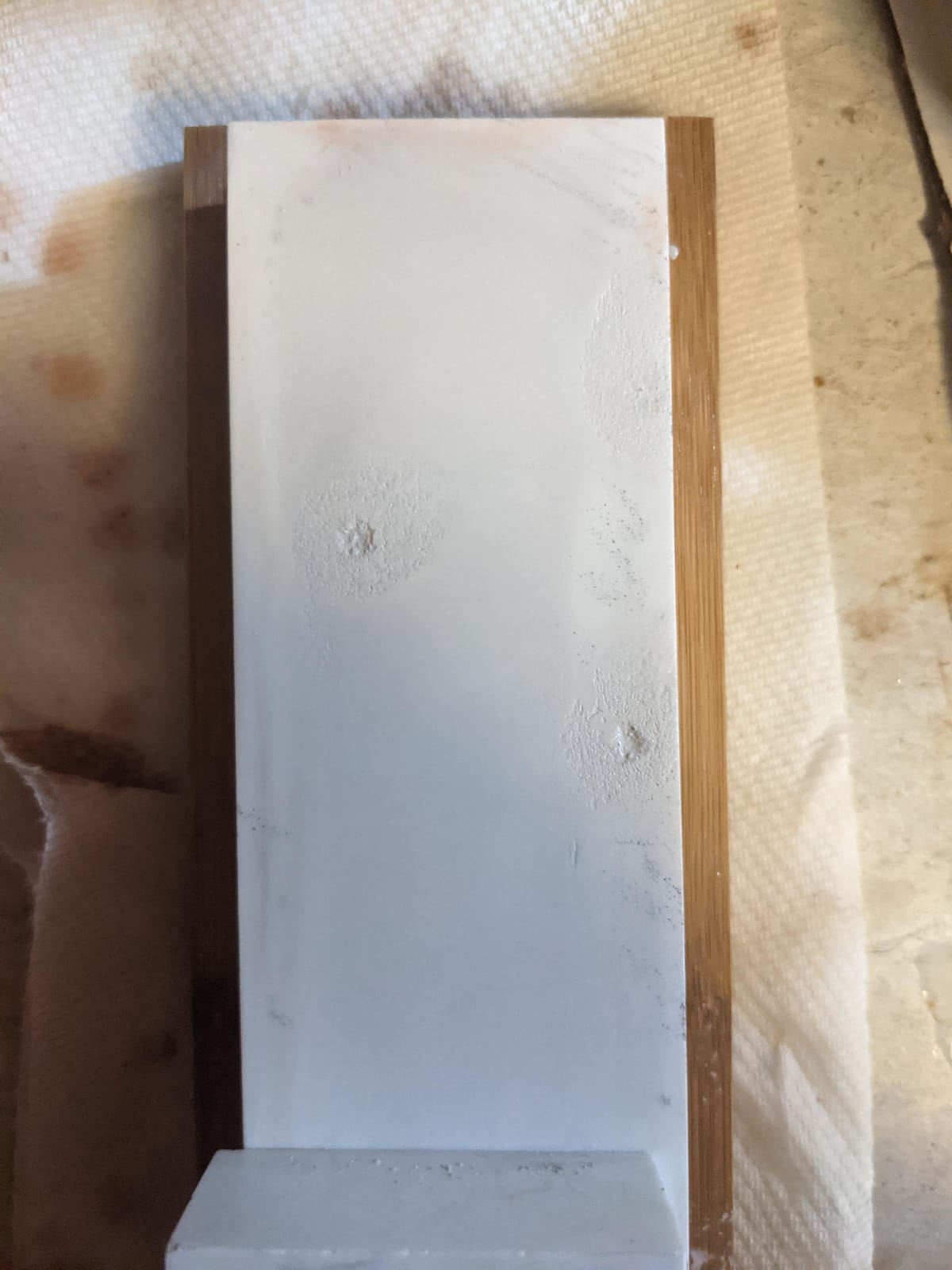 Sharpening Stone Whetstone Knife Sharpener Stone, Chefic 3000/8000 Grit Knife Sharpening Kit Wet Stone with Flattening Stone, Angle Guide, Non Slip Bamboo Base for kitchen, pocket knife sharpener customer photo 1