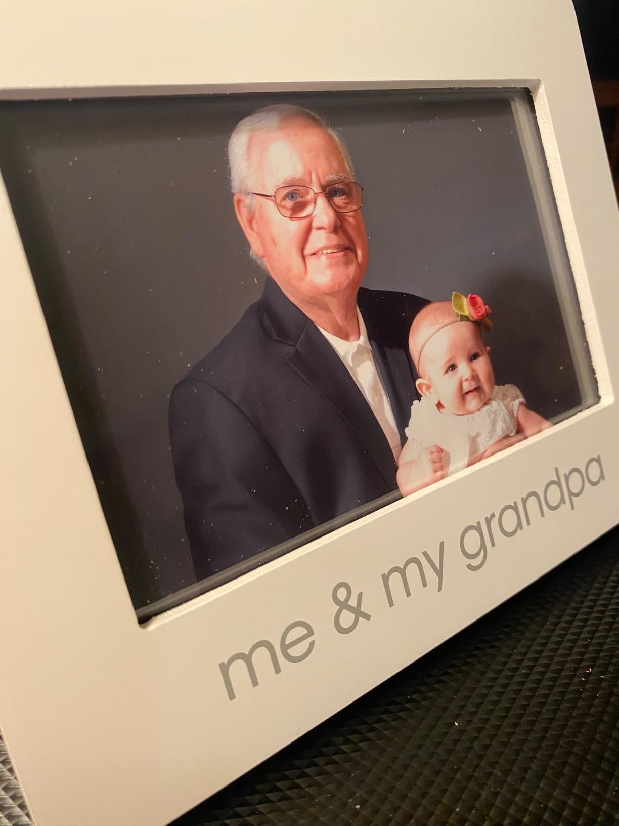 Pearhead Me & My Grandpa Photo Frame, to Grandpa from Baby, 4x6 Photo Frame customer photo 2