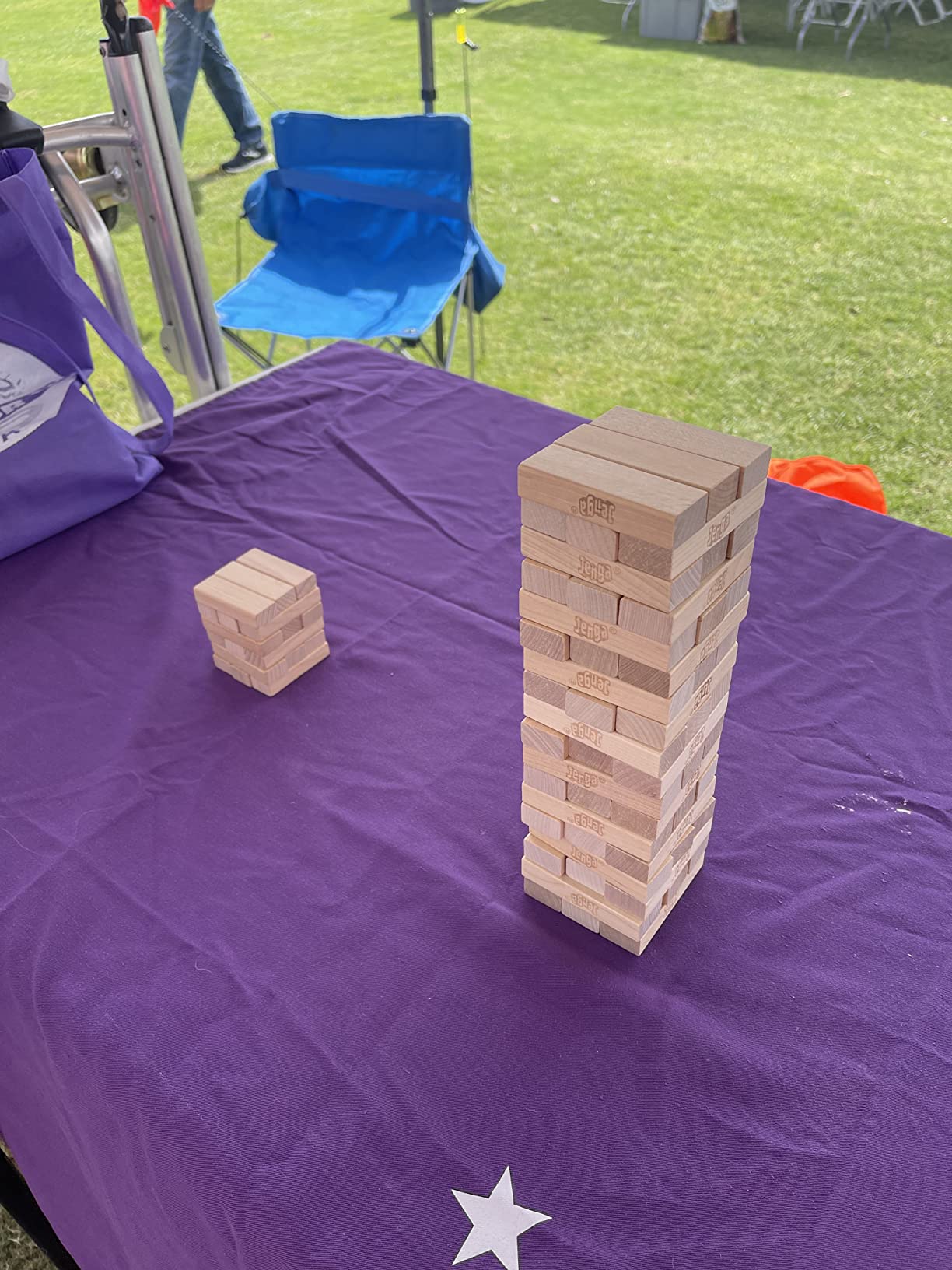 Jenga GIANT - Hardwood Blocks - Stacks to Over 5 feet - Officially Licensed - JS7 customer photo 2