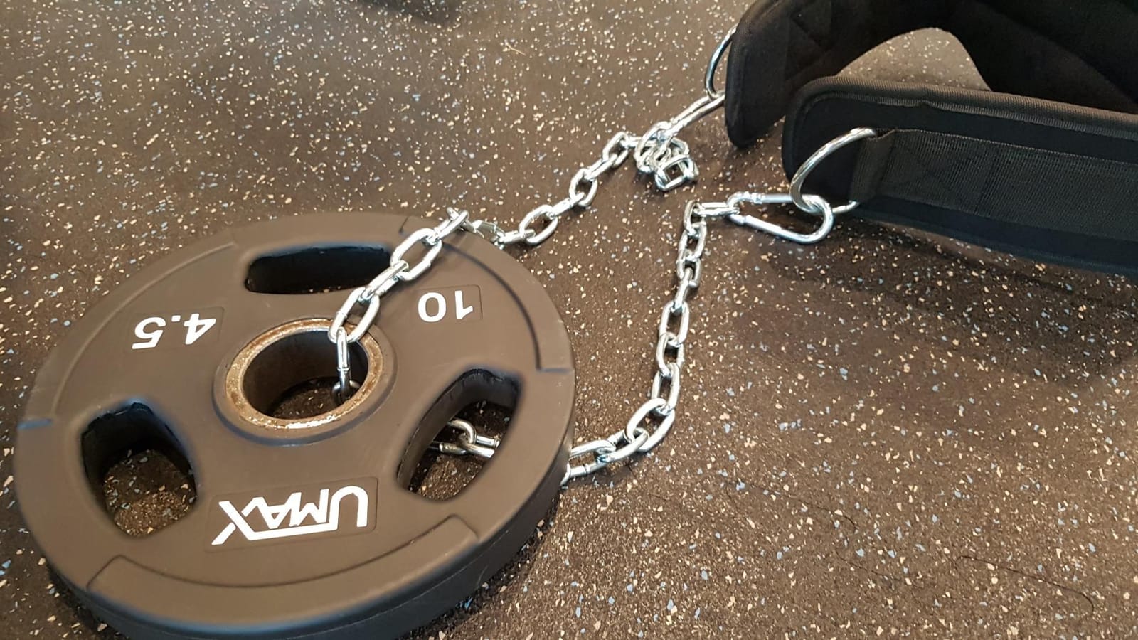Hawk Sports Dip Belt with Chain for Bodyweight Exercises, Black 6