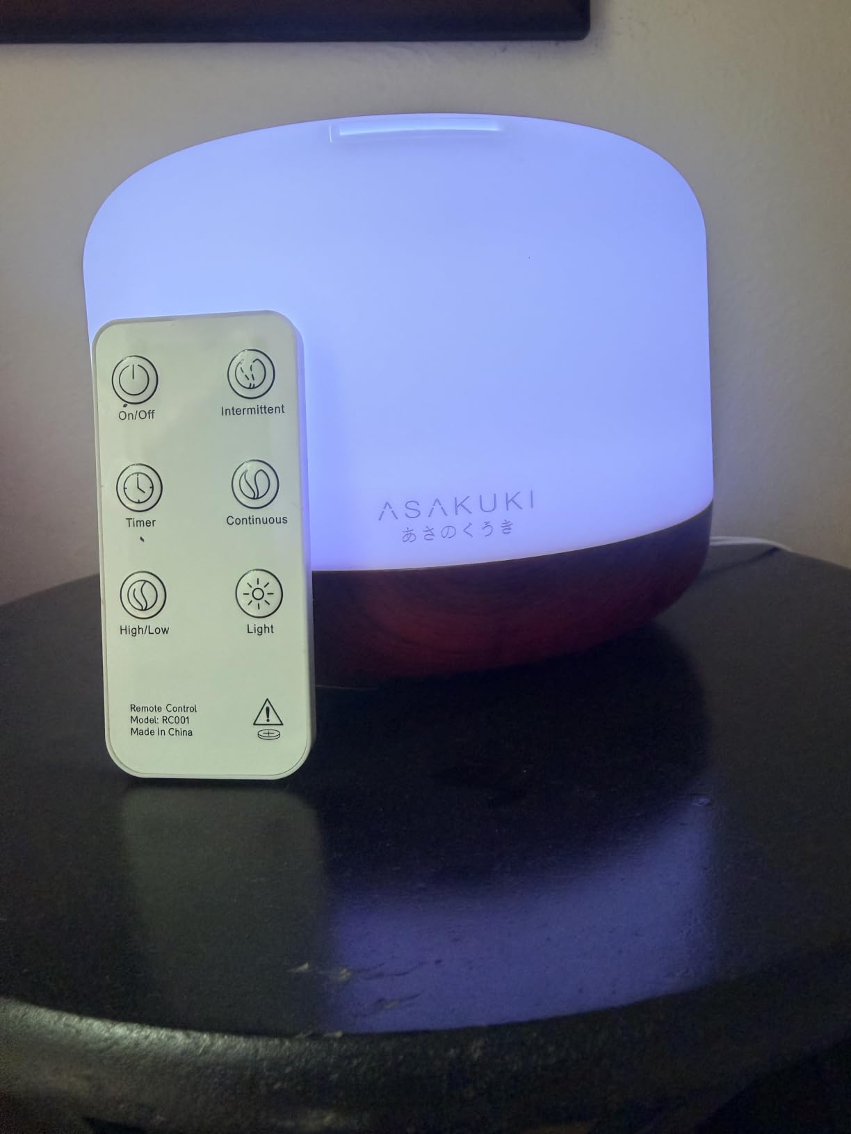 ASAKUKI Essential Oil Diffuser for Home, 500ML Aromatherapy Humidifier customer photo 1