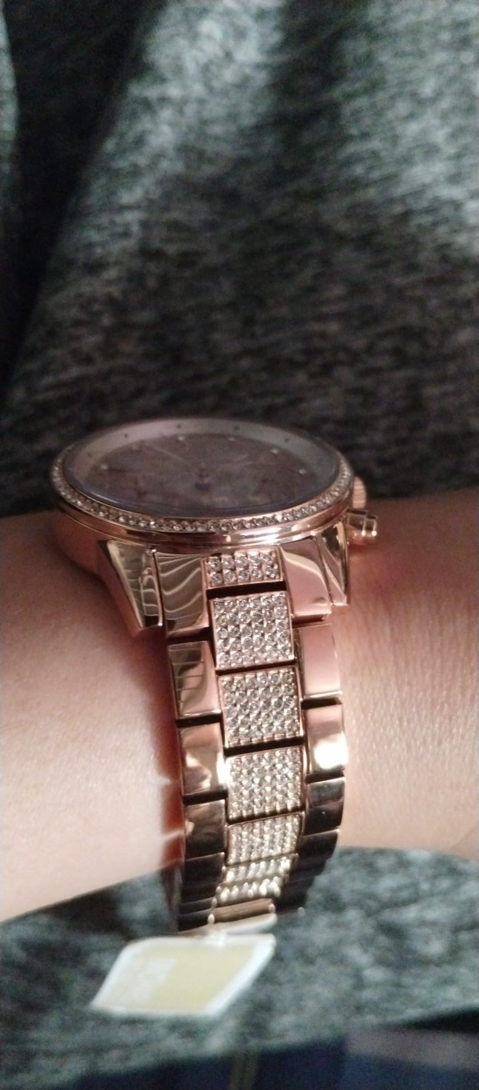 Michael Kors Bryant Chronograph Women's Watch, Stainless Steel and Pavé Crystal Watch for Women customer photo 2