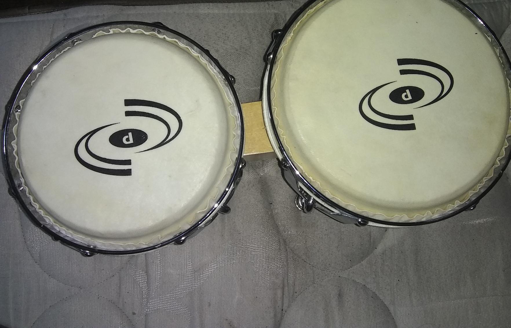 Pyle Bongo Drums Set - 6.5