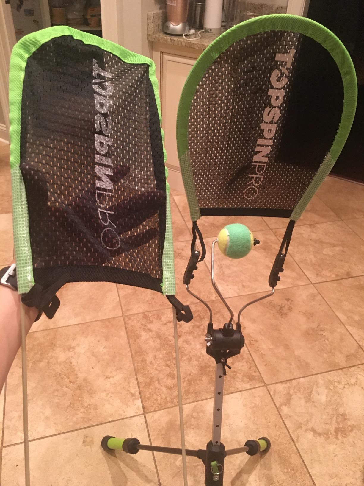 TopspinPro Tennis Training Aid – Learn Topspin Fast for Effortless Power & Control | Portable Home Practice Tool | Used by 500K+ Players & Coaches Worldwide customer photo 2