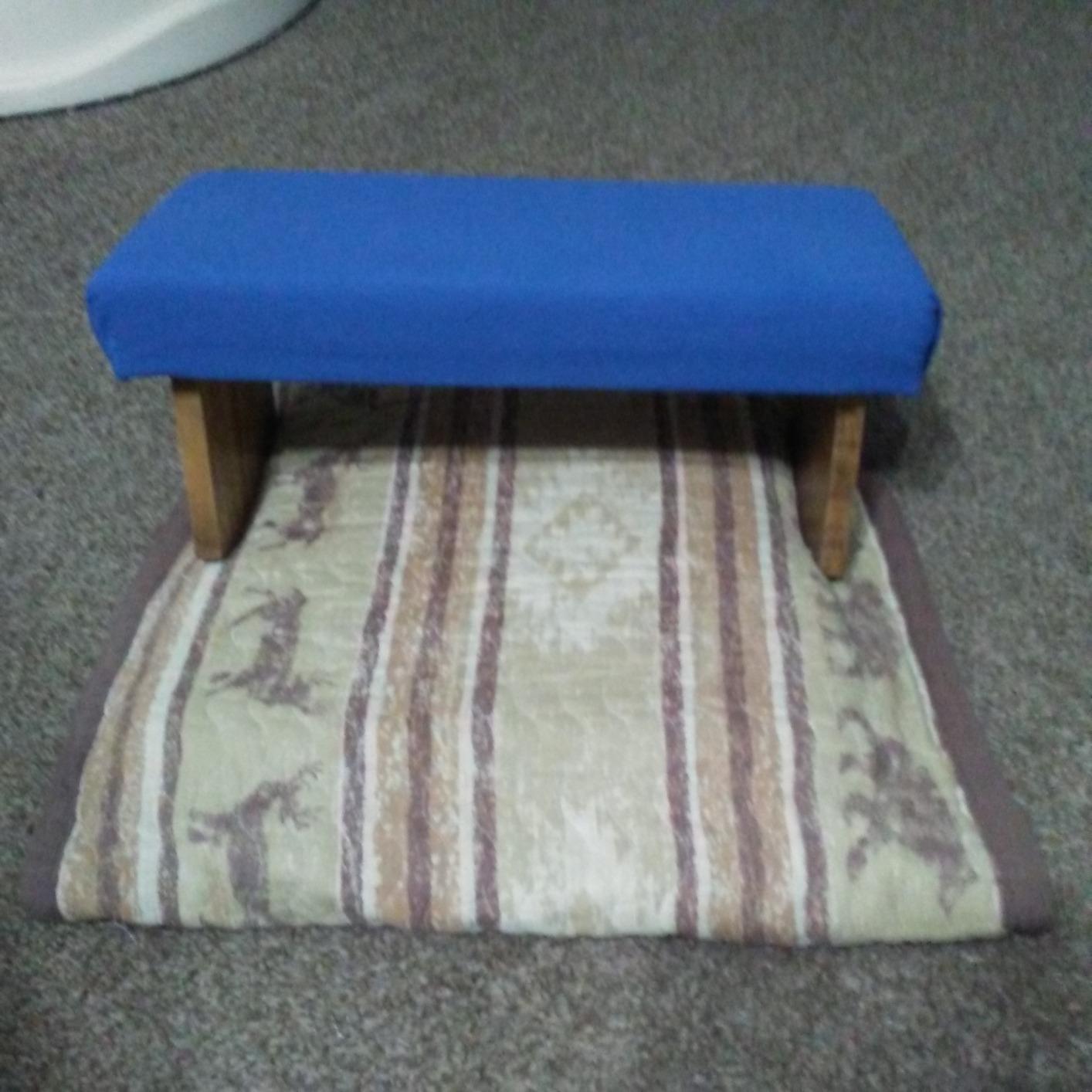 Meditation Bench (Zen Black), Seiza, Sustainable Acacia Wood with Curved Bottom Edges for the Perfect Posture, Meditation Stool, Prayer Bench, Meditation Chair, Yoga Stool customer photo 1