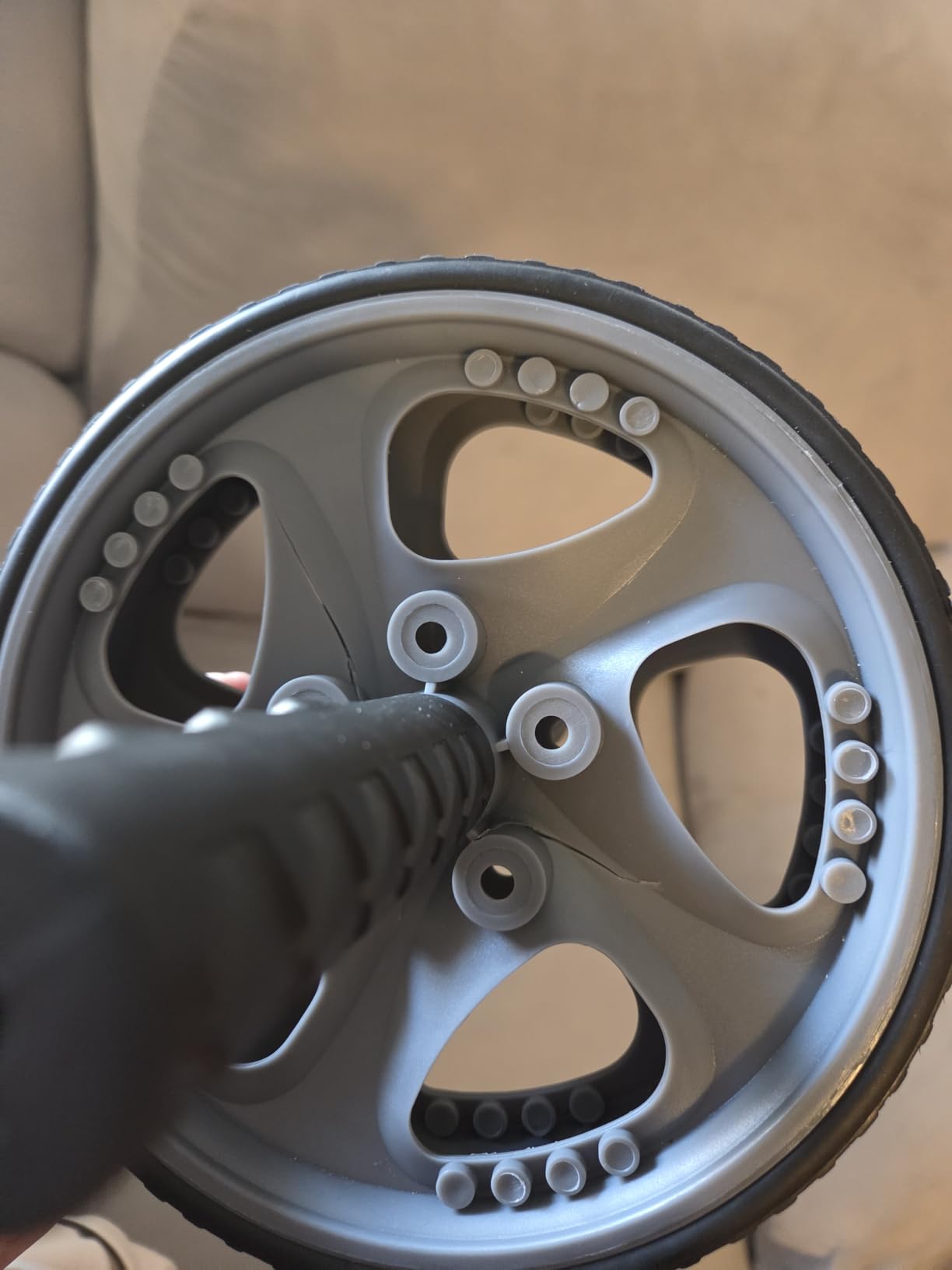 CAP Barbell Abdominal Wheel, Black/Gray customer photo 1