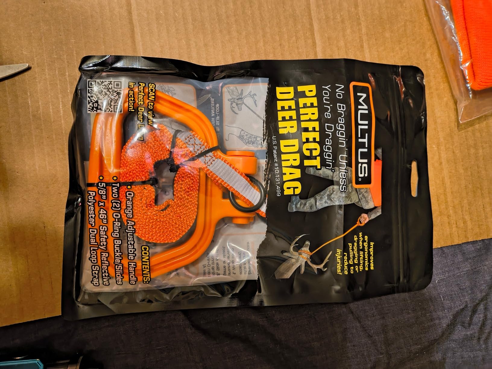 MULTUS Deer Drag Rope & Strap - Heavy Duty Deer Puller for Hunting - Unique Gifts for Hunters, Dad, Men Who Have Everything - Hunting Essentials & Accessories customer photo 1