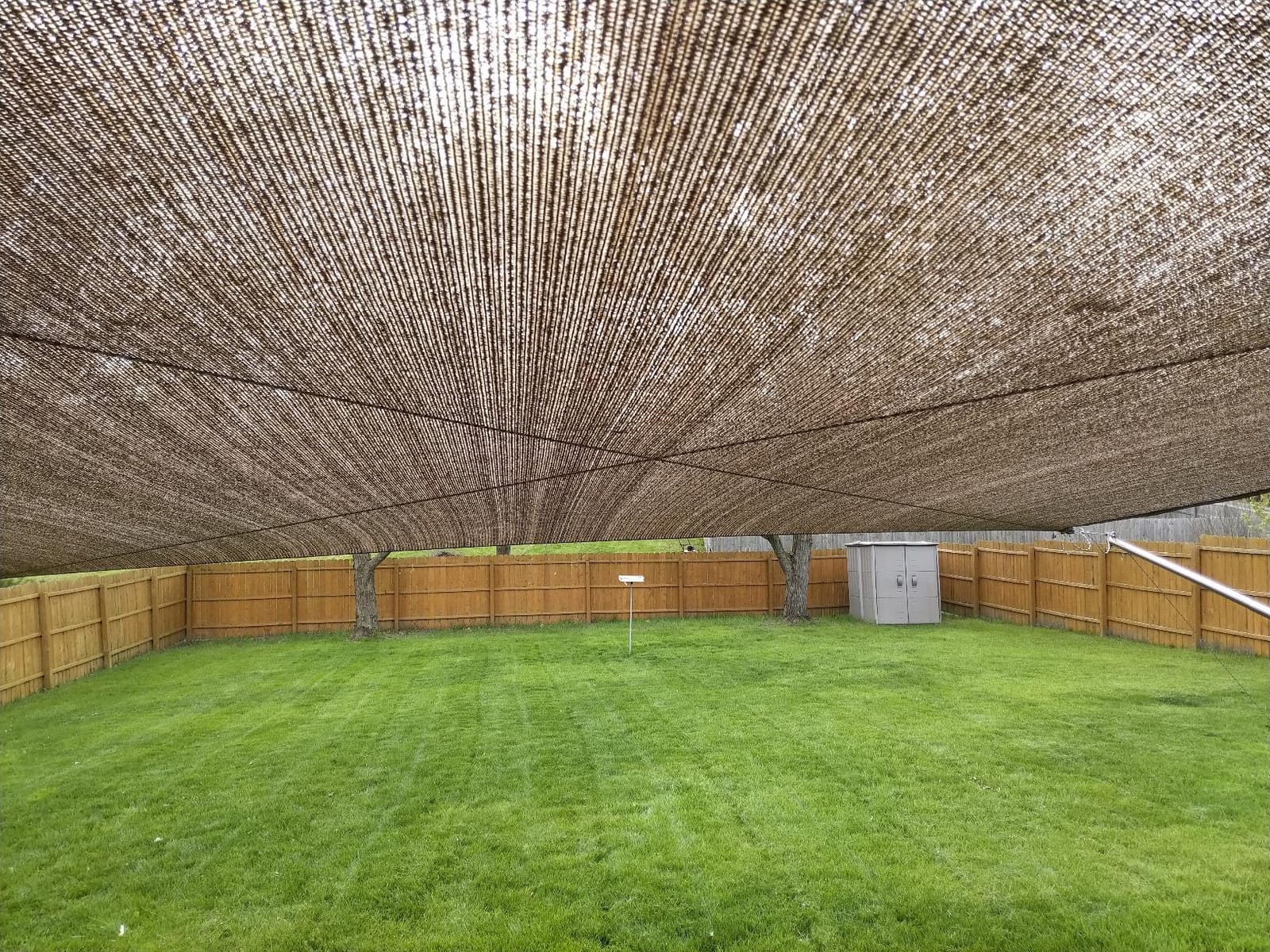 Windscreen4less 10' x 14' Sun Shade Sail Rectangle Outdoor Canopy Cover UV Block for Backyard Porch Pergola Deck Garden Patio (Beige) customer photo 2