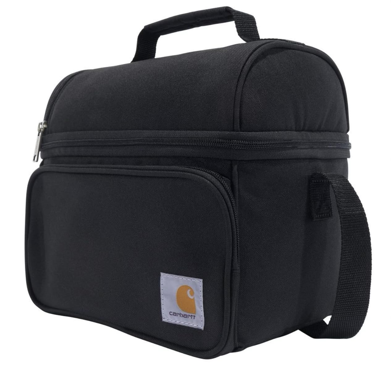 Carhartt Camping Cooler, Worksite Lunch Box, Soft Shell Lunch Bag for Construction Sites, Work and Everyday Use, Brown customer photo 2