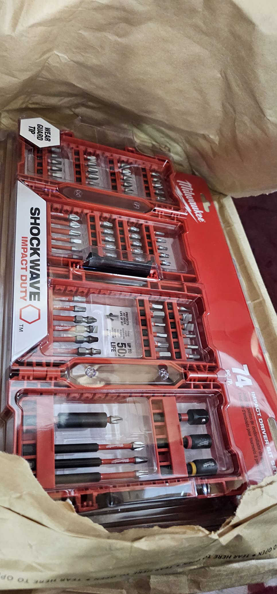 Milwaukee Shockwave Impact Driver Bit Set (74 Piece) 48-32-4062 customer photo 1