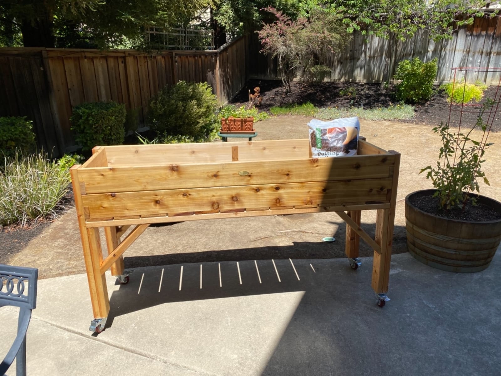 All Things Cedar 4-ft X 2-ft Raised Garden Planter Bed, Western Red Cedar Build customer photo 1