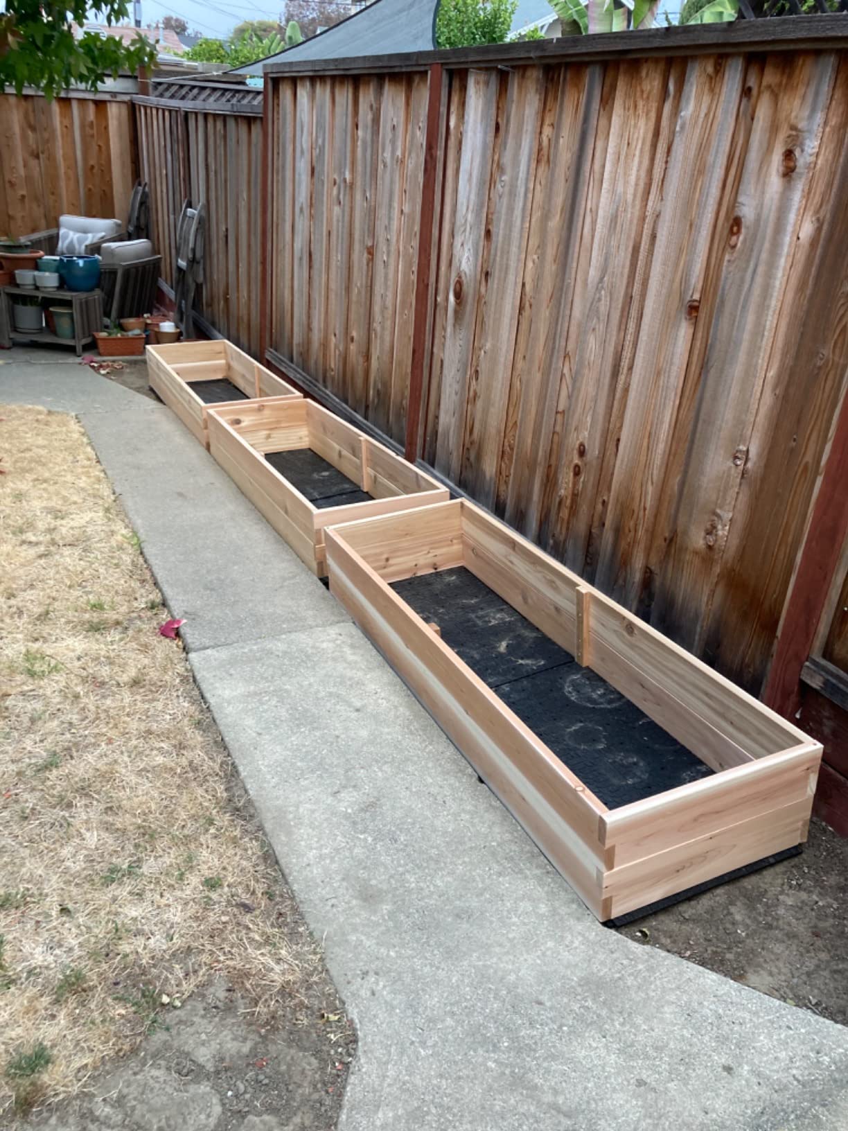 All Things Cedar 4-ft X 2-ft Raised Garden Planter Bed, Western Red Cedar Build customer photo 2