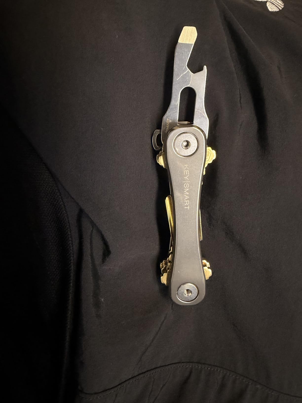 KeySmart Rugged Keychain Multitool Key Holder, Up to 14 Keys customer photo 1