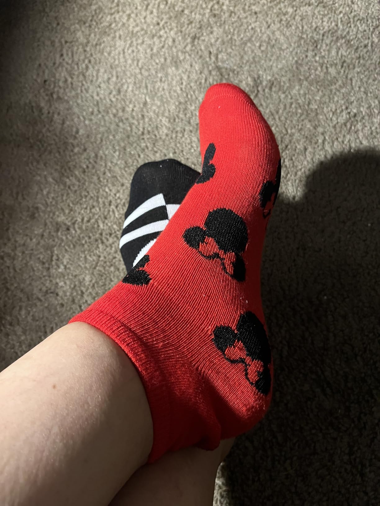 Disney Women's Mickey Mouse 5 Pack No Show Socks customer photo 1