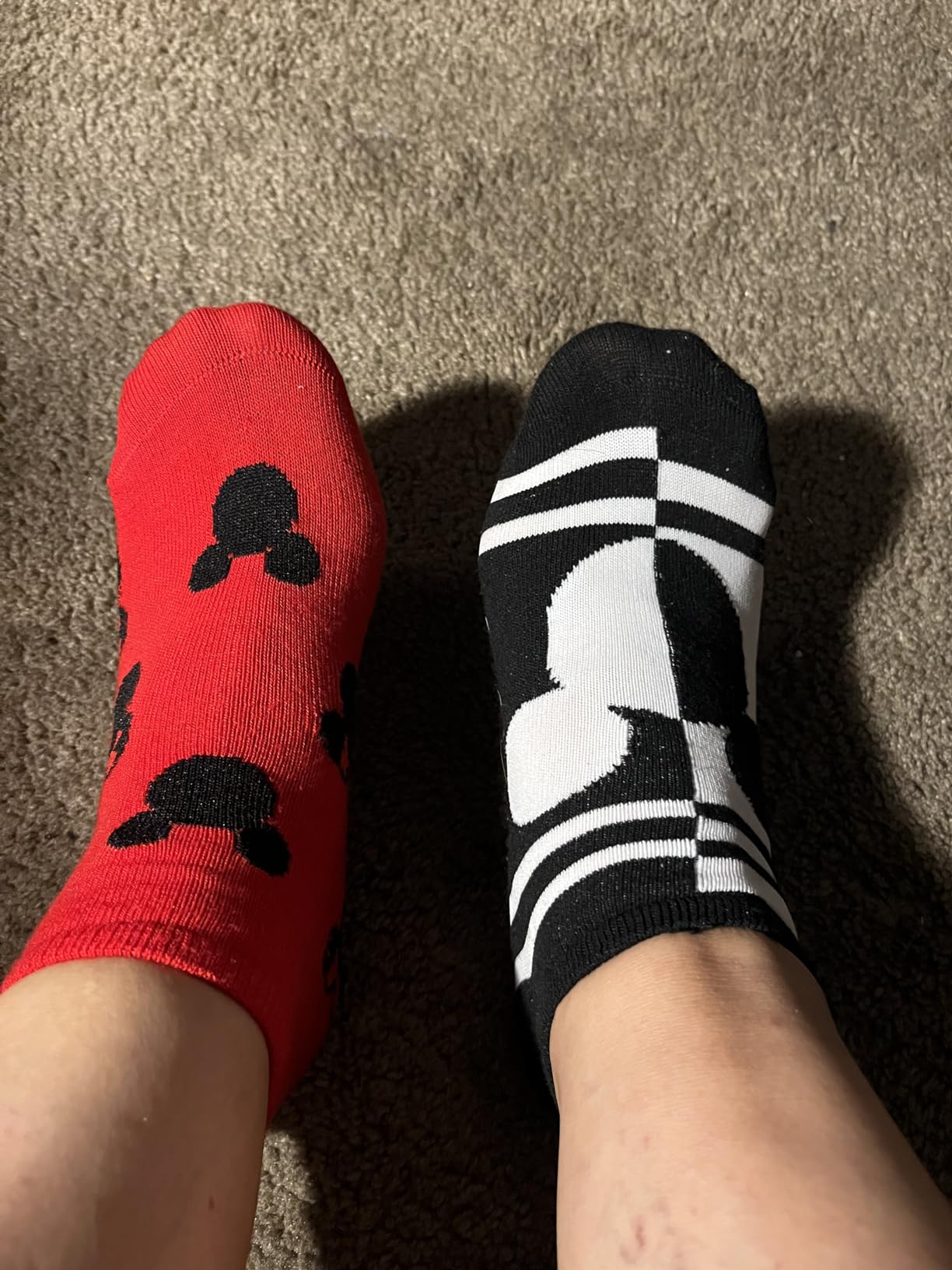 Disney Women's Mickey Mouse 5 Pack No Show Socks customer photo 2