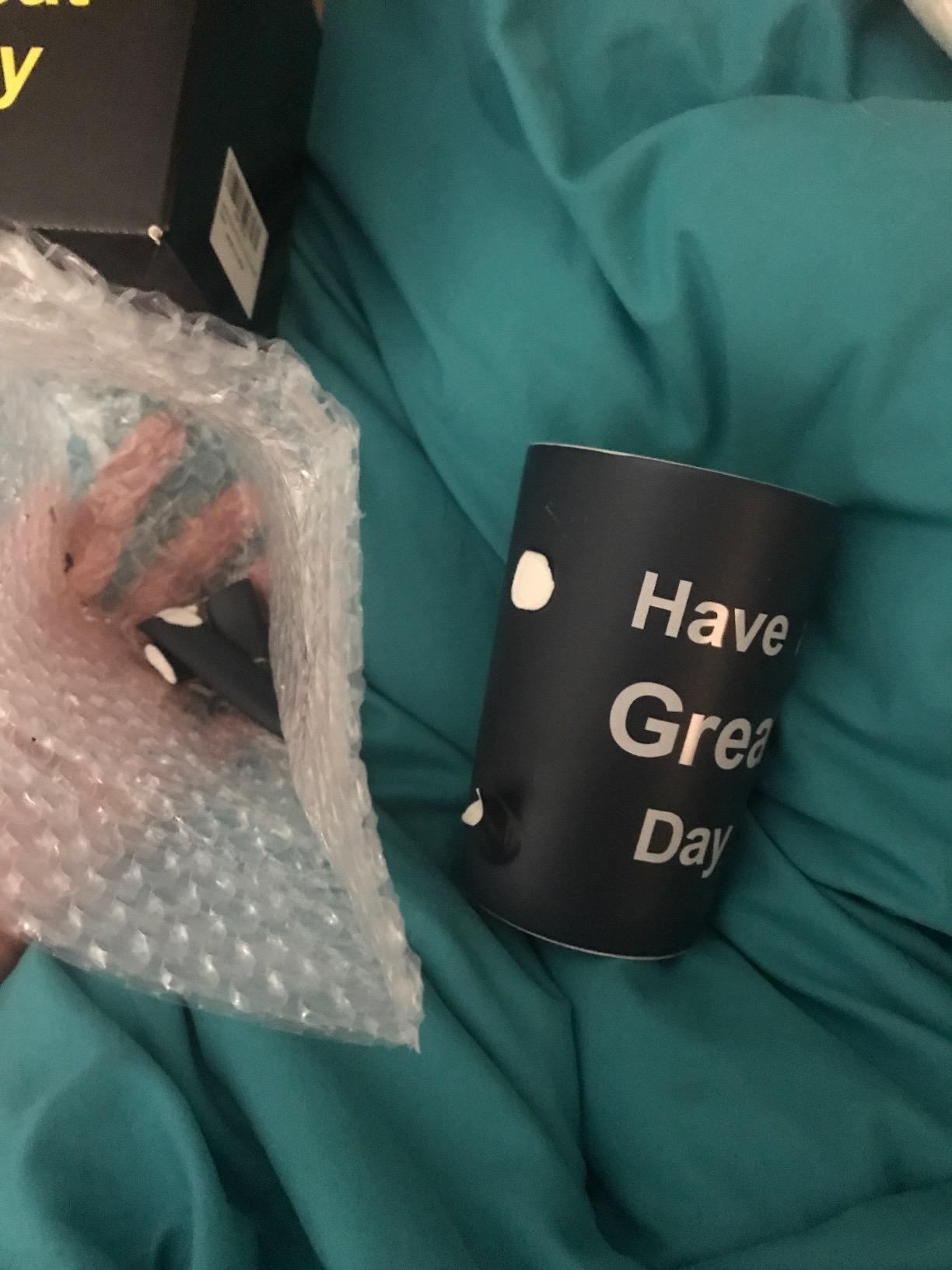 MAUAG Ceramic Coffee Mug, Worlds Greatest Grandpa Rocket Ship Cup White, 11 Oz, Best Birthday Gifts for Grandpa customer photo 1