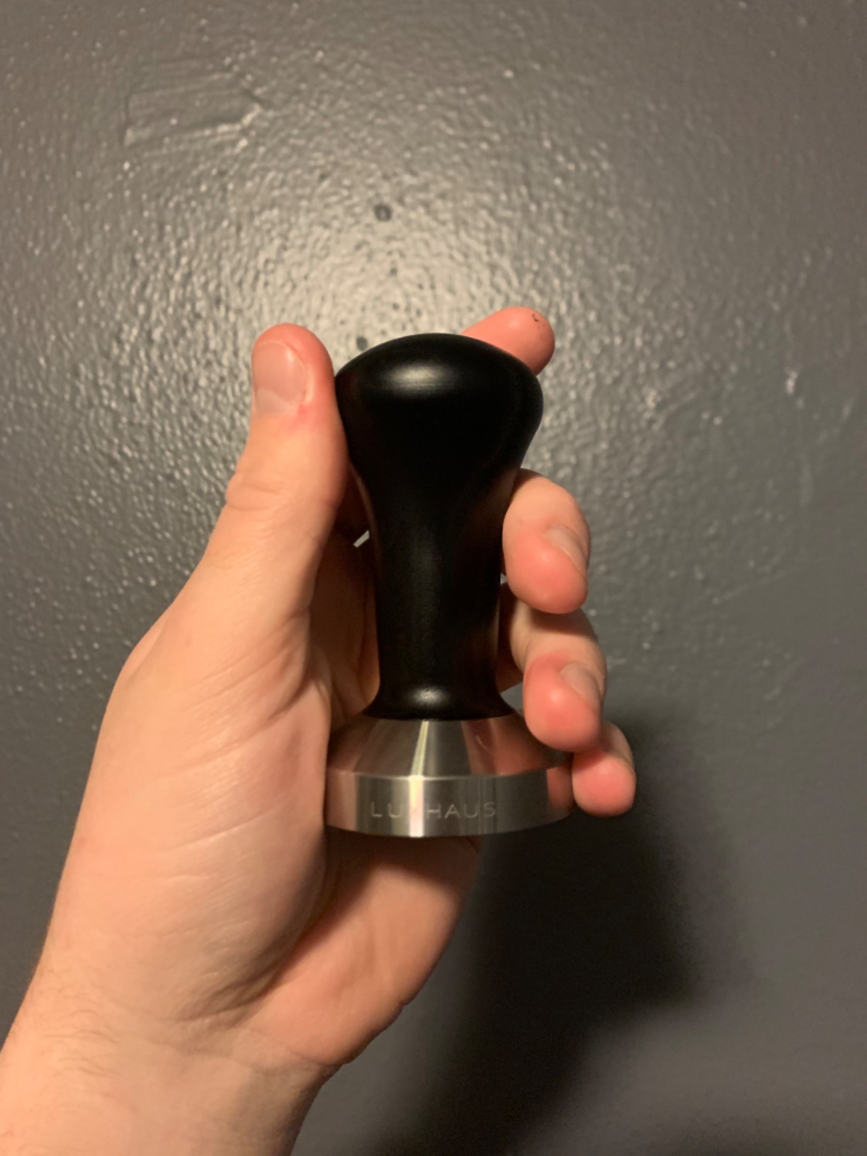 LuxHaus 58mm Espresso Tamper - LuxHaus Premium Barista Coffee Tamper - 100% Flat Stainless Steel Base customer photo 2