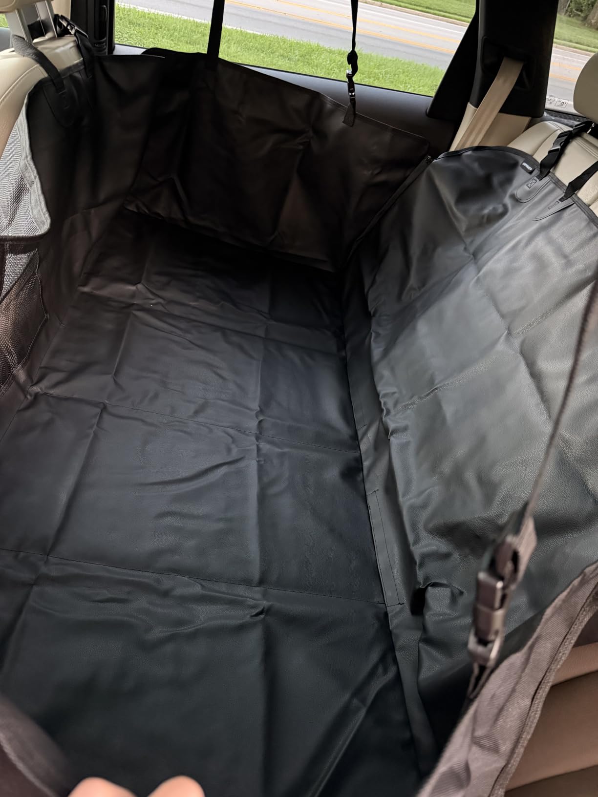URPOWER Dog Car Seat Cover for Back Seat, Waterproof Hammock for Car & SUV customer photo 2