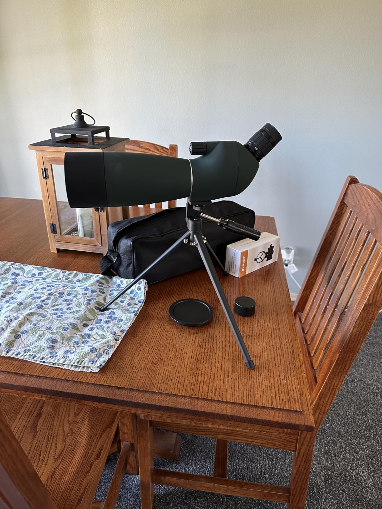 SVBONY SV28 Spotting Scope, Angled 25-75x70 with Tripod for Target Shooting | Spotter Scope, Beginner for Bird Watching, Wildlife, Clearly at 200 Yards, with Phone Adapter, Light Waterproof Fogproof customer photo 2