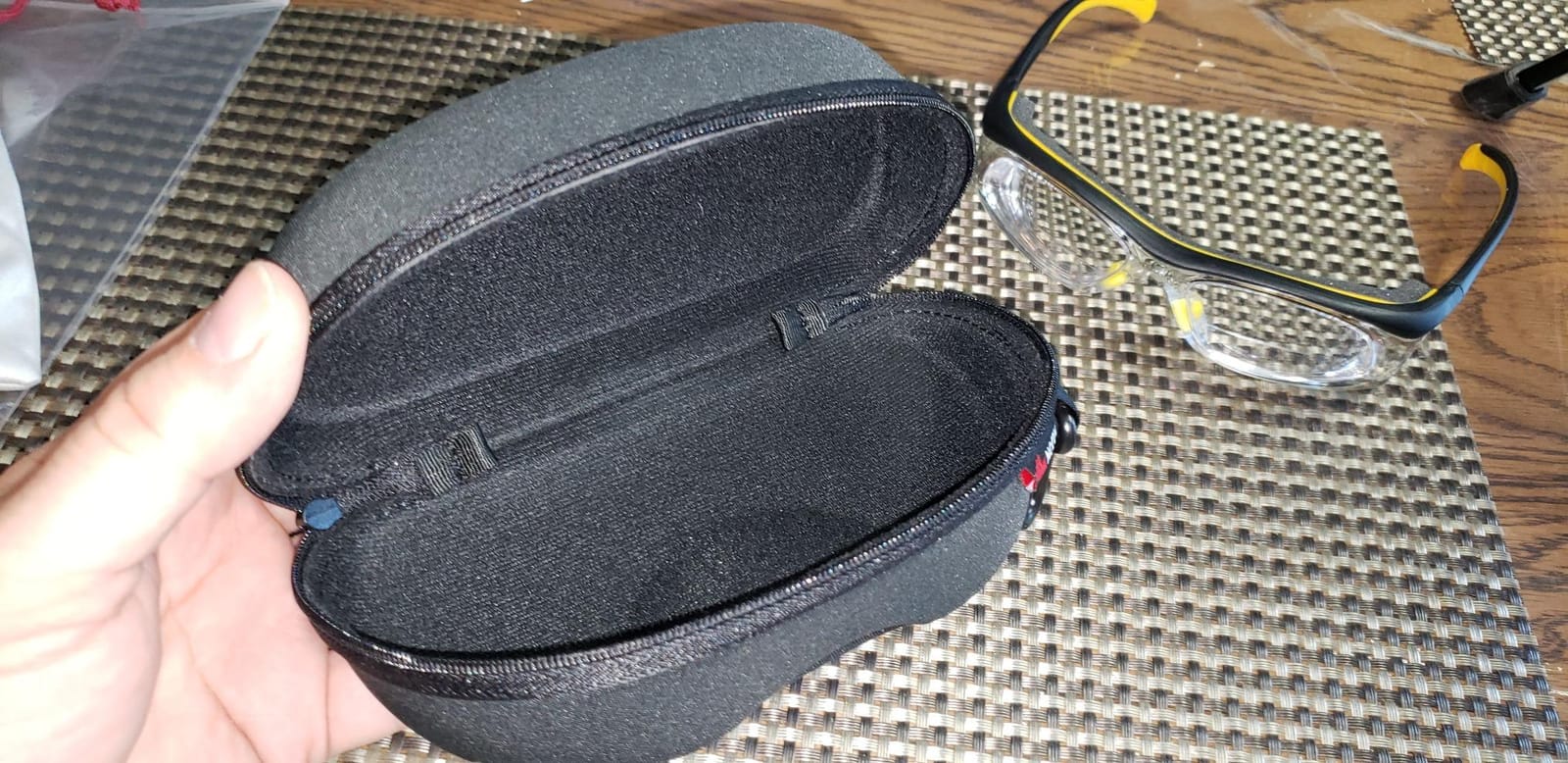NoCry Glasses Case Hard Shell with Velvet Lining, Reinforced Zipper & Belt Clip — Protective Sunglasses or Eyeglass Case for Sunglass or Safety Glasses, Perfect Storage for Travel — For Men and Women customer photo 1