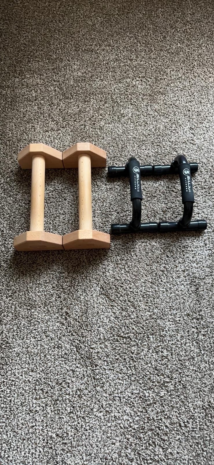 Push up Bars,5BILLION Strength Training Push Up Handle,Portable Calisthenics Bar for Home Gym Workout, Pushup Bar Calisthenics Equipment,Up to 330Lbs customer photo 2