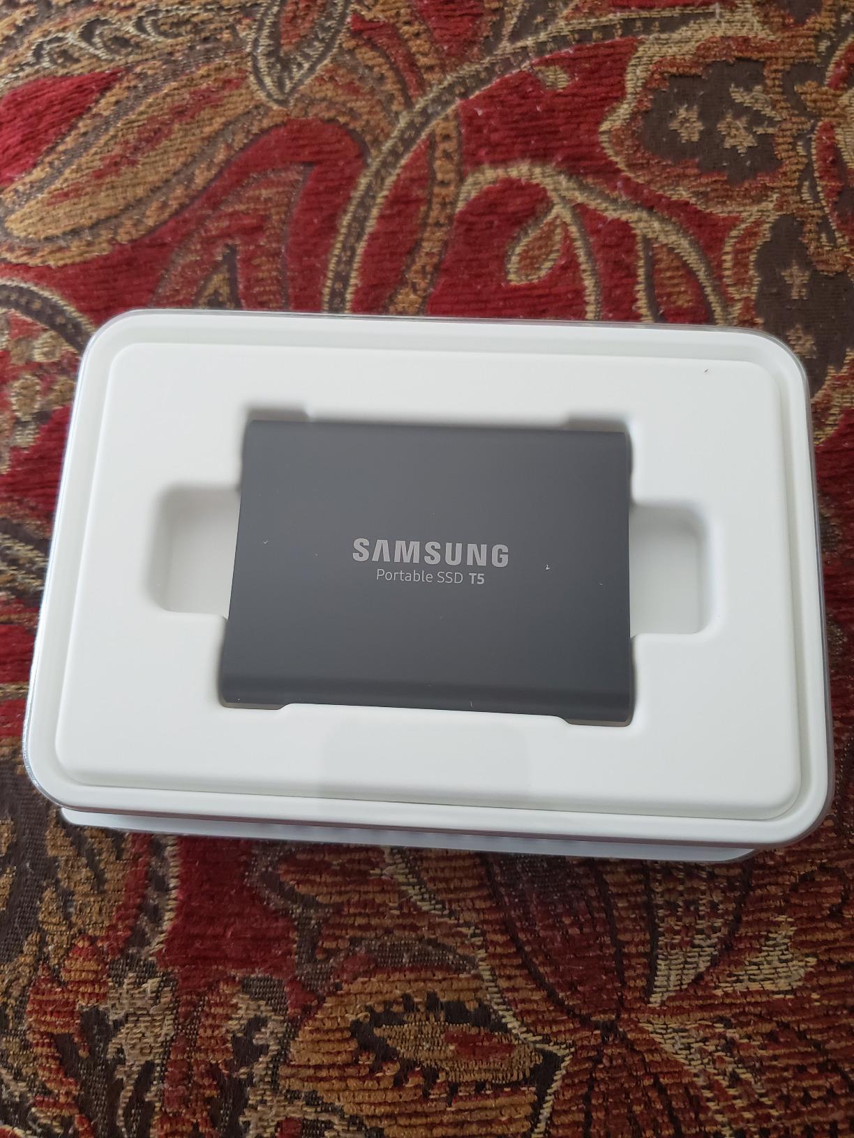 SAMSUNG T5 Portable SSD 2TB - Up to 540MB/s - USB 3.1 External Solid State Drive, Black (MU-PA2T0B/AM) customer photo 2