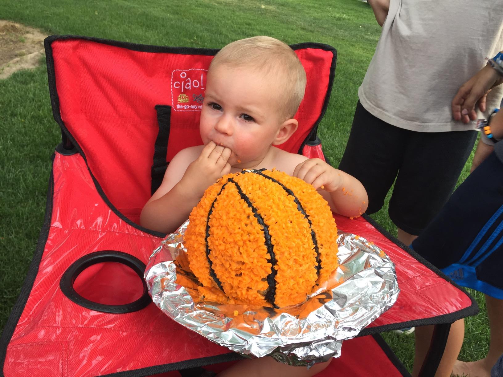 ciao! baby Portable High Chair, for Travel and Camping, Grey Check customer photo 2