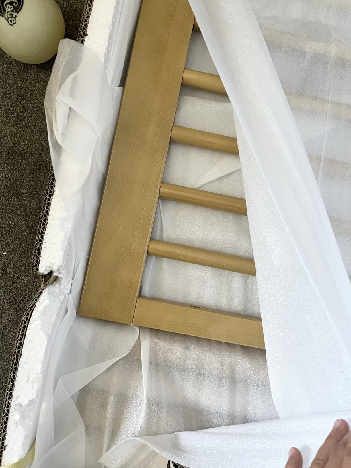 Babyletto Gelato 4-in-1 Mini Crib, Washed Natural and White customer photo 2