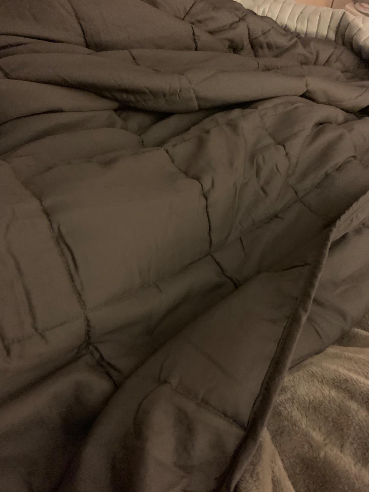 Weighted Idea Weighted Blanket for Adults (Dark Grey,48