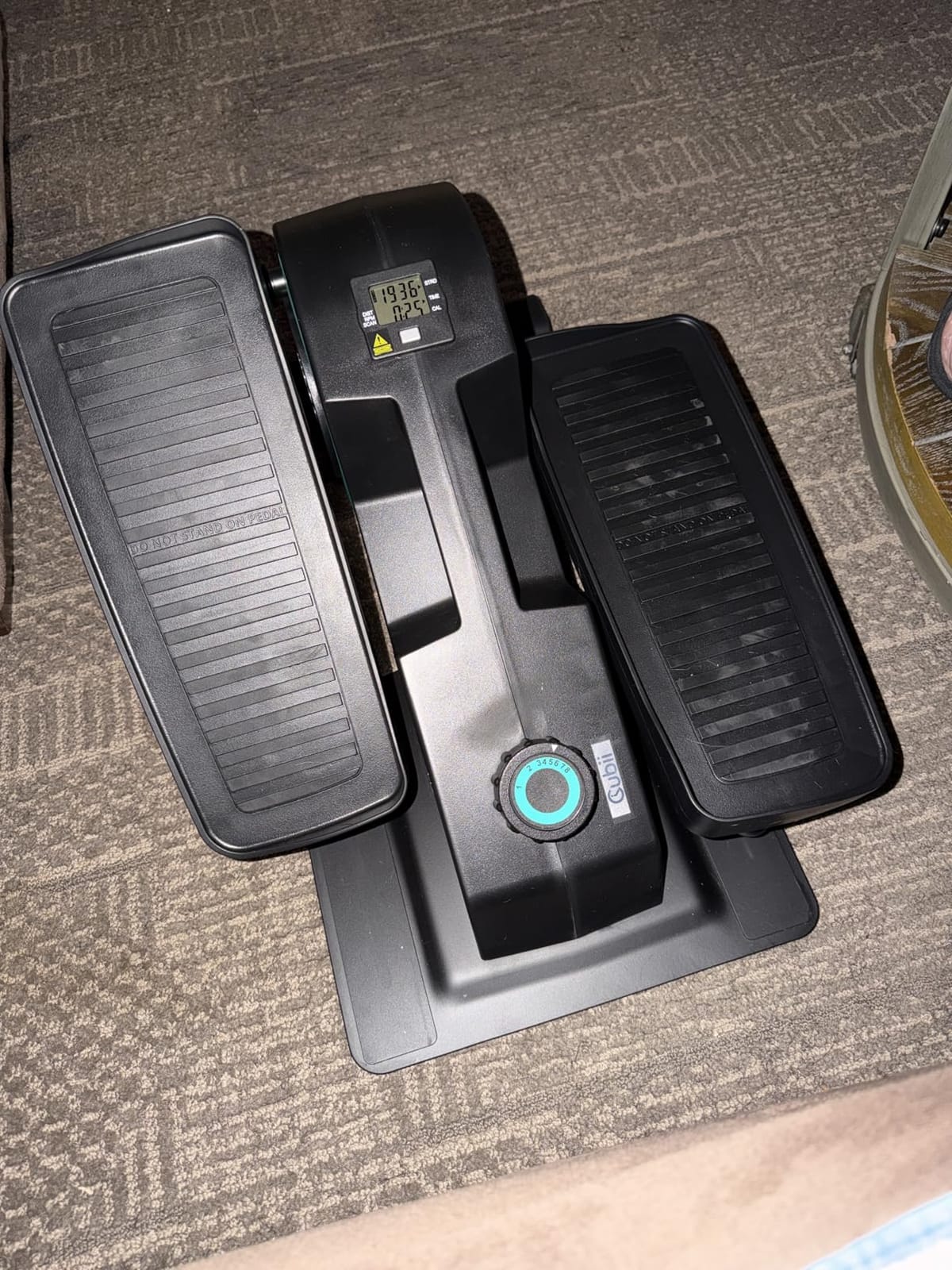 Cubii JR1, Under Desk Elliptical, Under Desk Bike Pedal Exerciser, Seated Elliptical, Work from Home Fitness, Mini Elliptical Machines for Home Use, Cubii Exerciser for Seniors, Desk Exercise customer photo 1