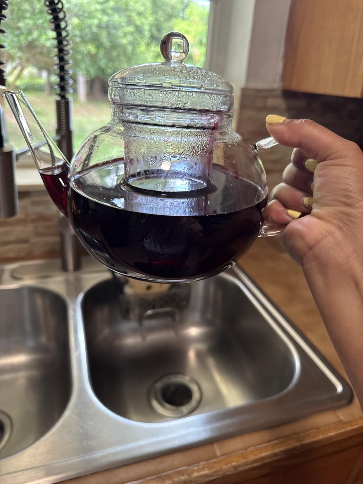Teabloom Stovetop & Microwave Safe Glass Teapot with Removable Loose Tea Glass Infuser – Includes 2 Blooming Teas – 2-in-1 Tea Kettle and Tea Maker – Tea Purist's Choice customer photo 2