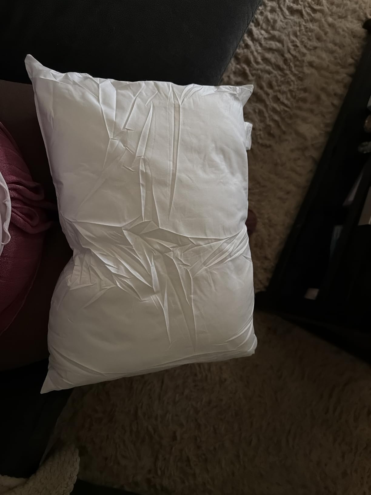 NTBAY Cotton Toddler Pillows, Set of 2, 13 x 18, White customer photo 2