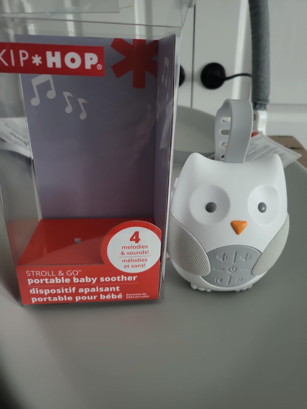 Skip Hop Portable Baby Sound Machine, Stroll & Go, Owl customer photo 2