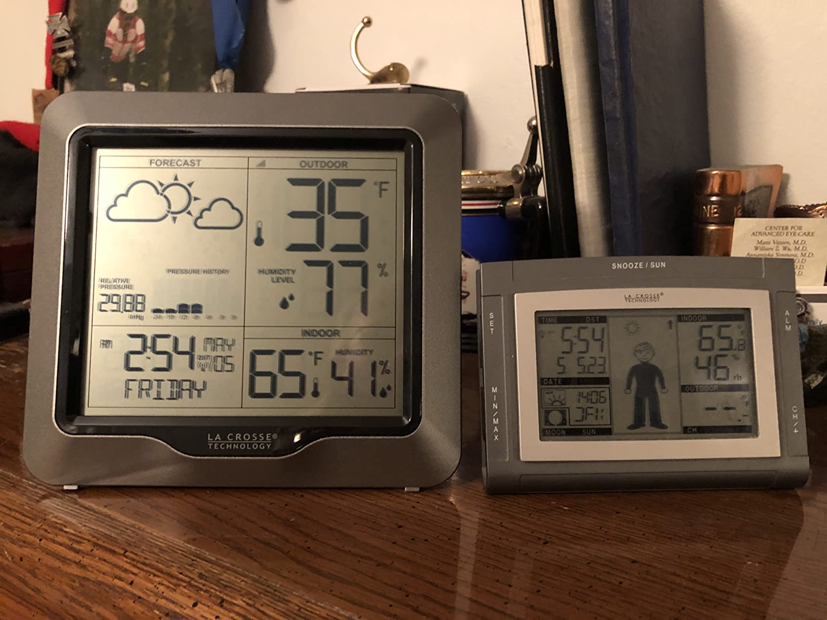 308-1417 Wireless Barometric Pressure Weather Station with WWVB Time, 330ft customer photo 2