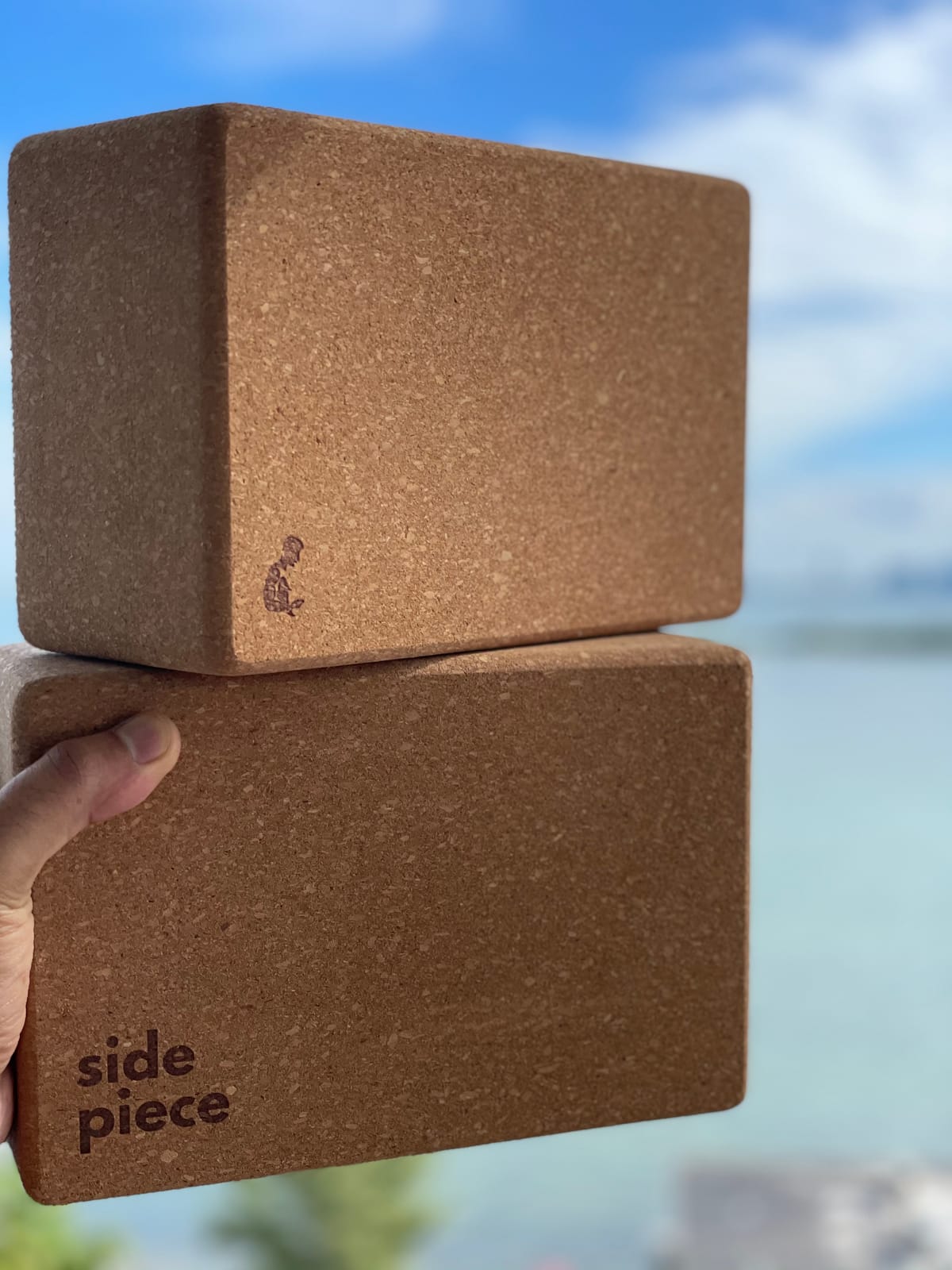 Cork Yoga Blocks 2 Pack – Premium Cork Grain, Highly Stable, Chip Resistant customer photo 1