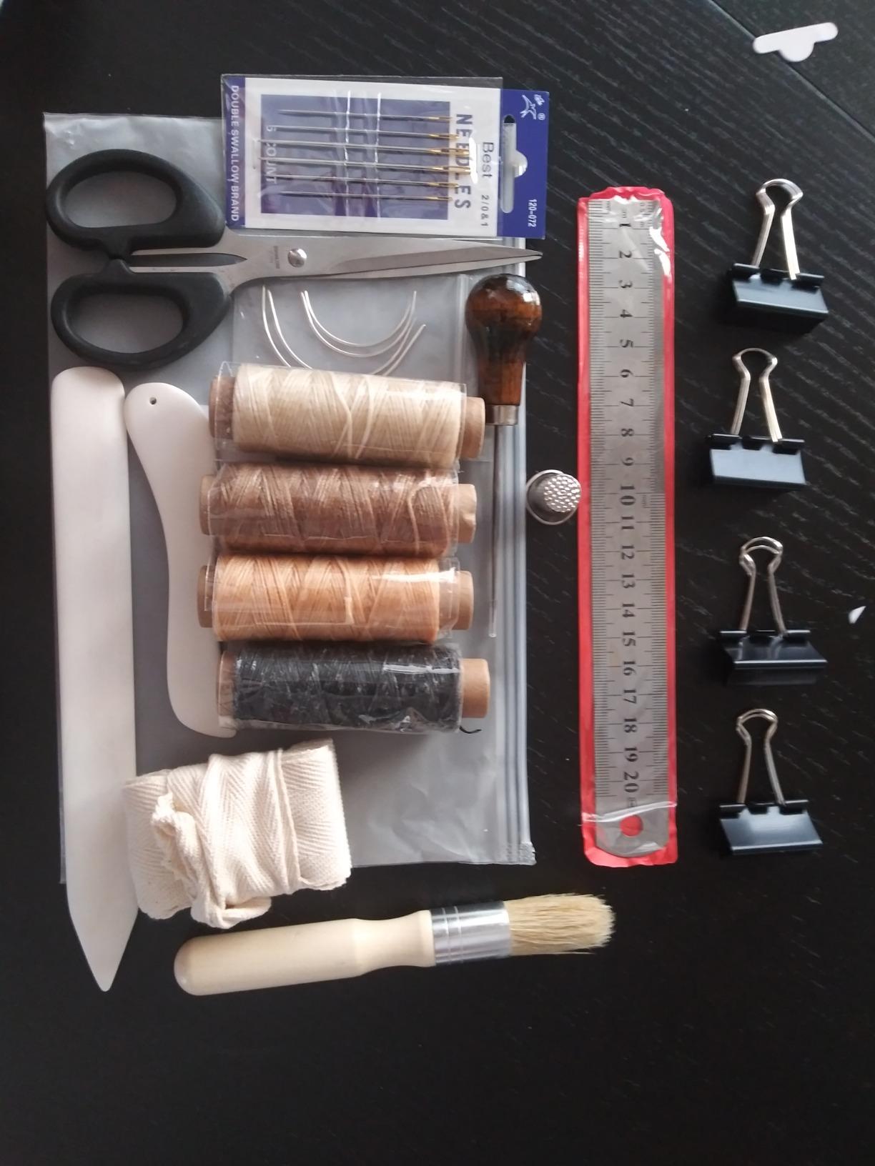 VENCINK Bookbinding Supplies Kit Hand Book Binding Starter Tools Set customer photo 1