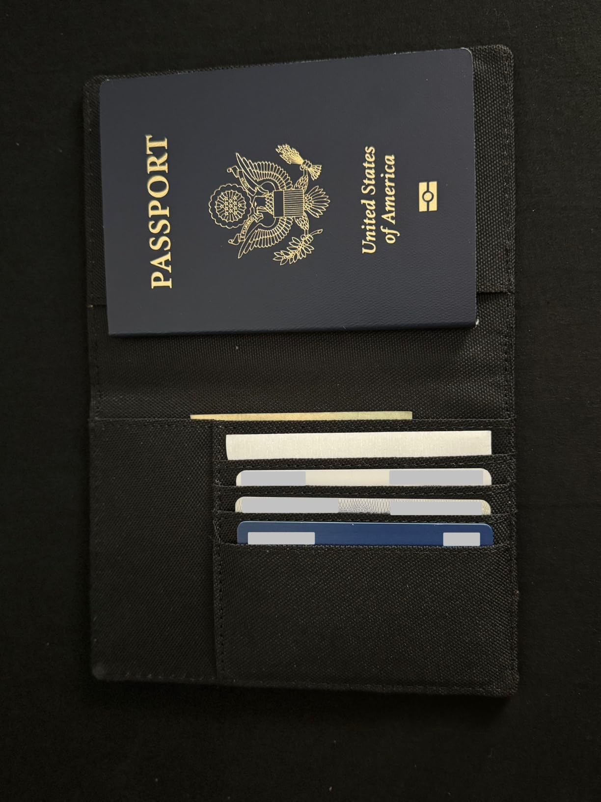 FINTIE Passport Holder, Slim Travel Wallet RFID Blocking Card Case Cover customer photo 2